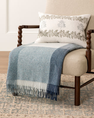 Abner Throw Blue | McGee & Co. (US)