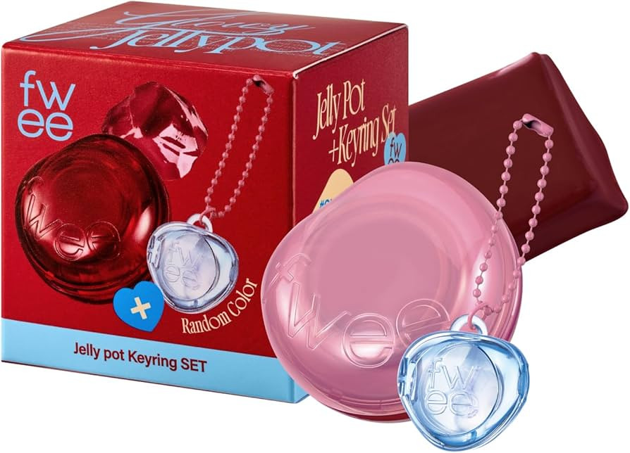Glowy Jelly Pot + Keychain SET | Dewy Jelly Lip & Blush Color, Tinted Glow Jelly Balm, Dewy Build... | Amazon (US)
