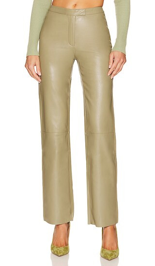Influence Leatherette Pant in Green Tea | Revolve Clothing (Global)