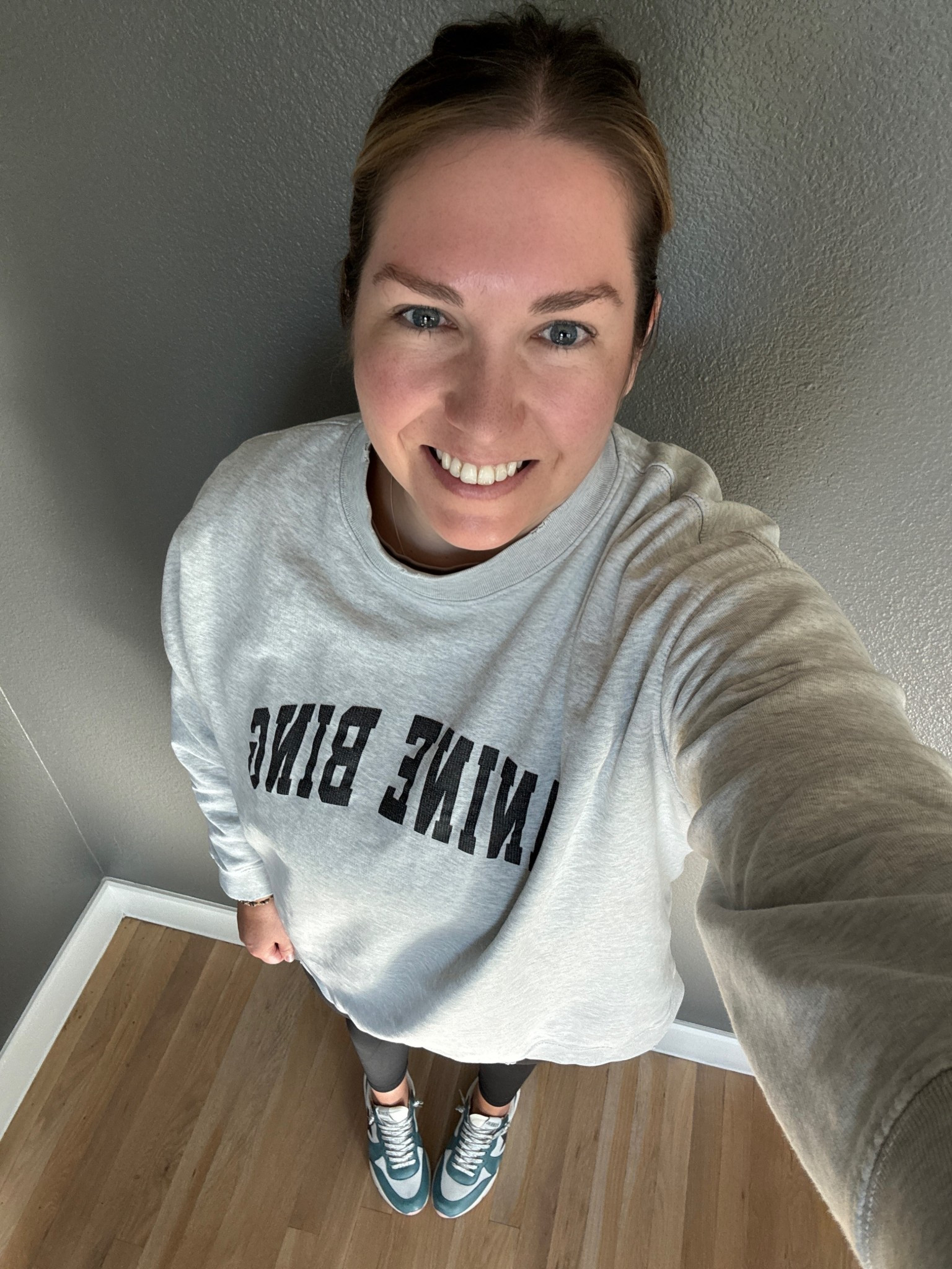 Super casual look for running some errands and grabbing lunch with Devin the other day. I love these sneakers because they add some fun to a plain outfit. This sweatshirt is the best weight for our daily warm up with the weather. Easily takes me from morning to night  

#LTKActive #LTKMidsize #LTKStyleTip
