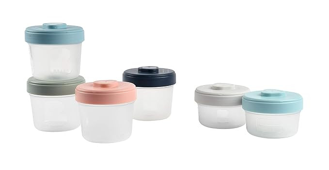 BEABA Clip Containers, Baby Food Storage Containers with Lid, Baby + Toddler Snack Containers (Sm... | Amazon (US)