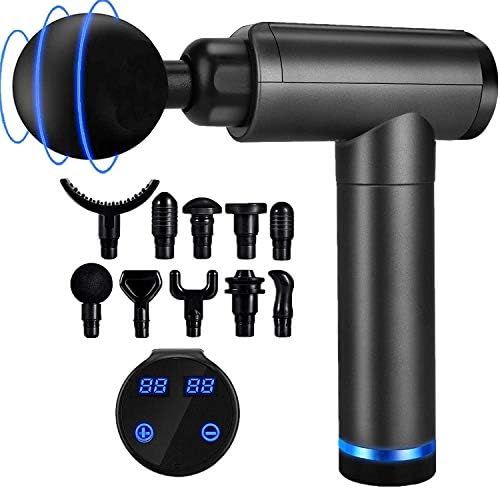 Massage Gun Deep Tissue, Quiet Muscle Percussion Back Neck Head Hammer Massager for Athletes, 30 ... | Amazon (US)