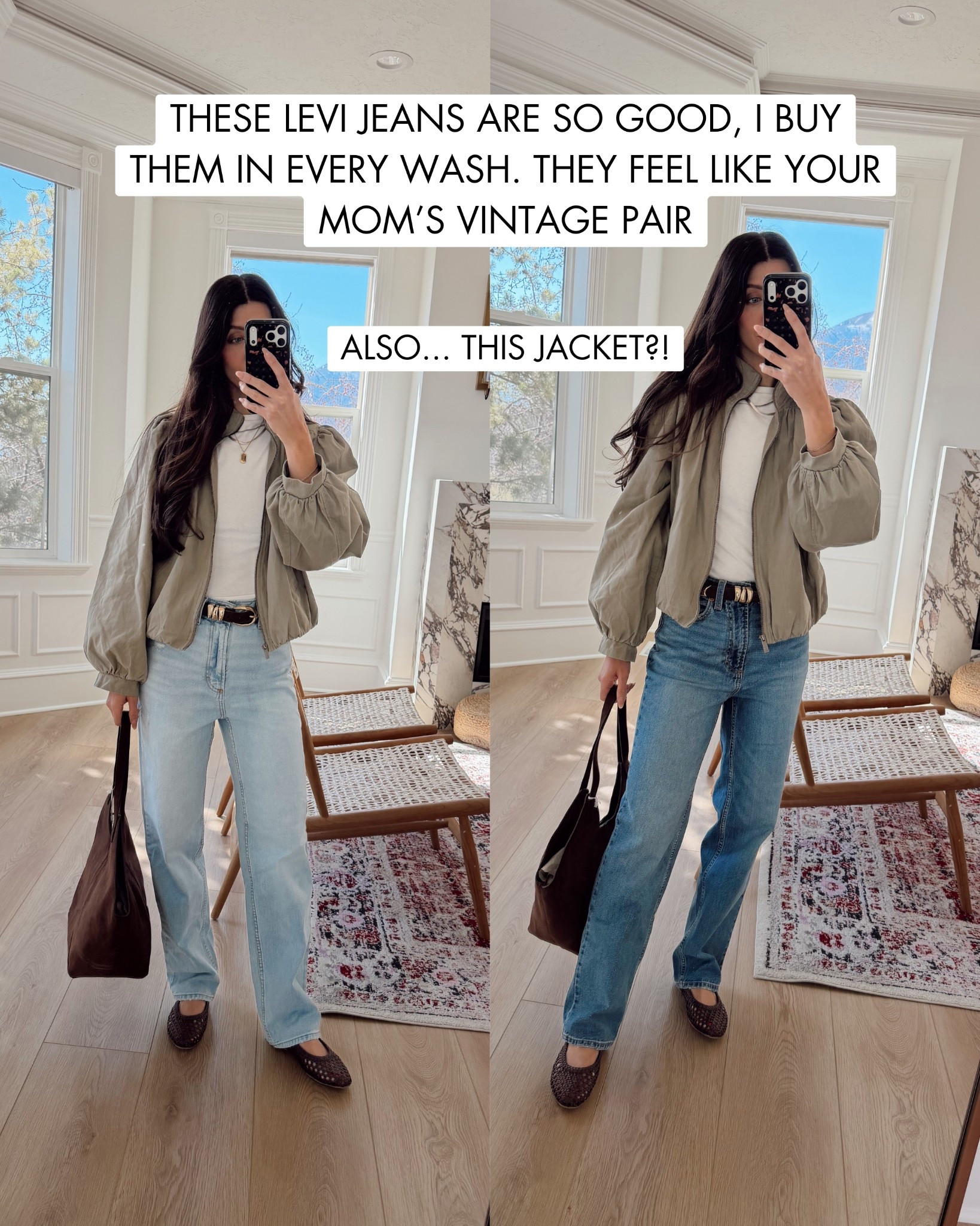 Love these jeans! I have the size 2 in both! 

#LTKootd #LTKSeasonal #LTKmomlife