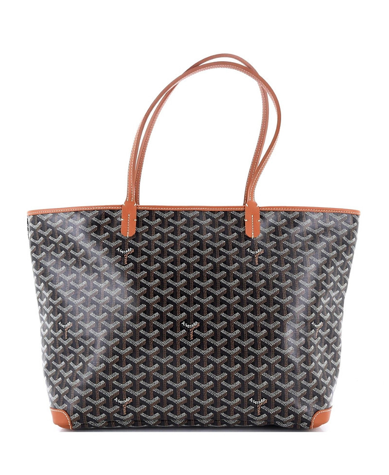 Pre-Owned Goyard Mm Artois Tote Coated Canvas | Bloomingdale's (US)