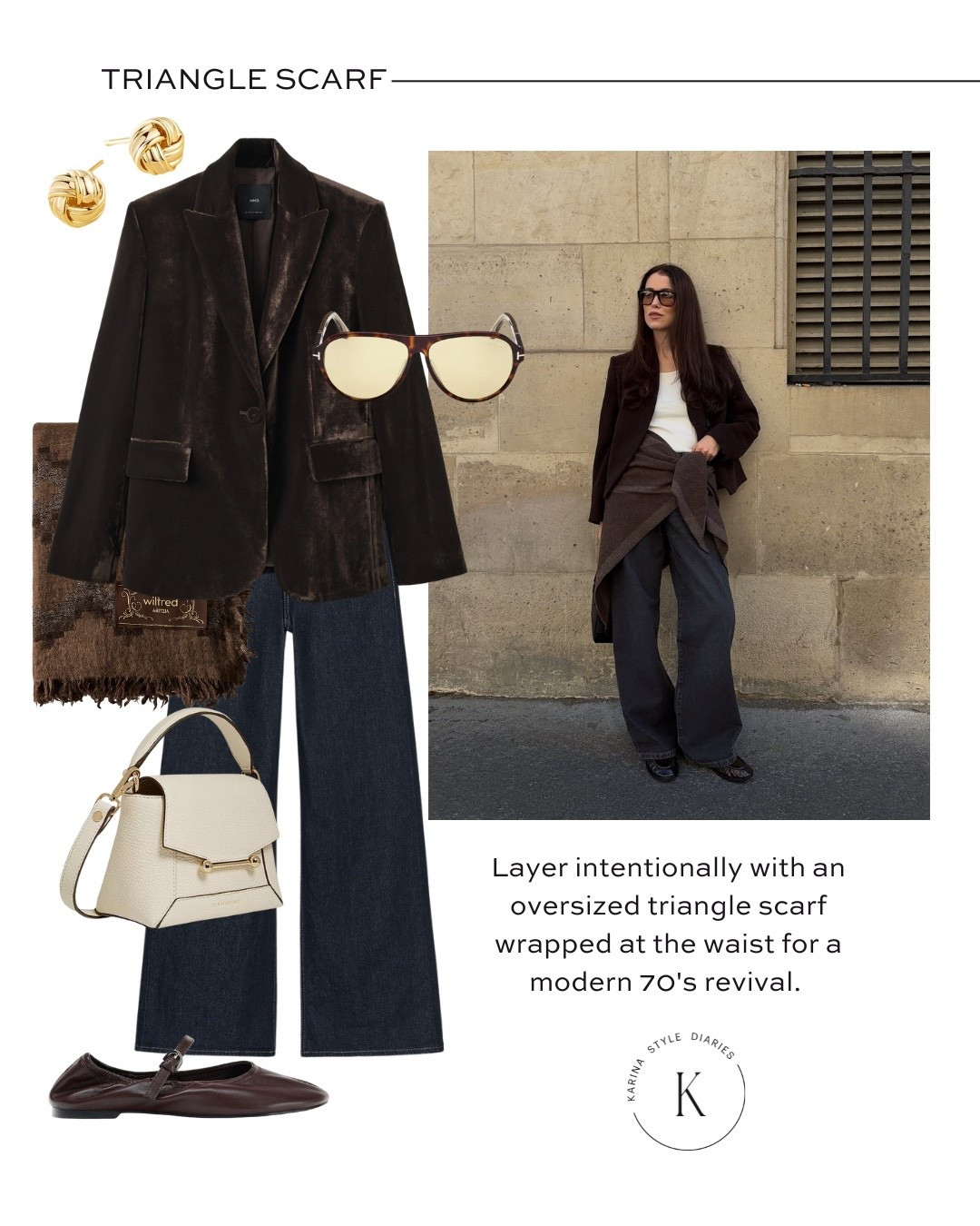 Style a triangle scarf by tying around the waist for a subtle 70s vibe! 

#LTKFindsUnder100 #LTKootd #LTKTravel