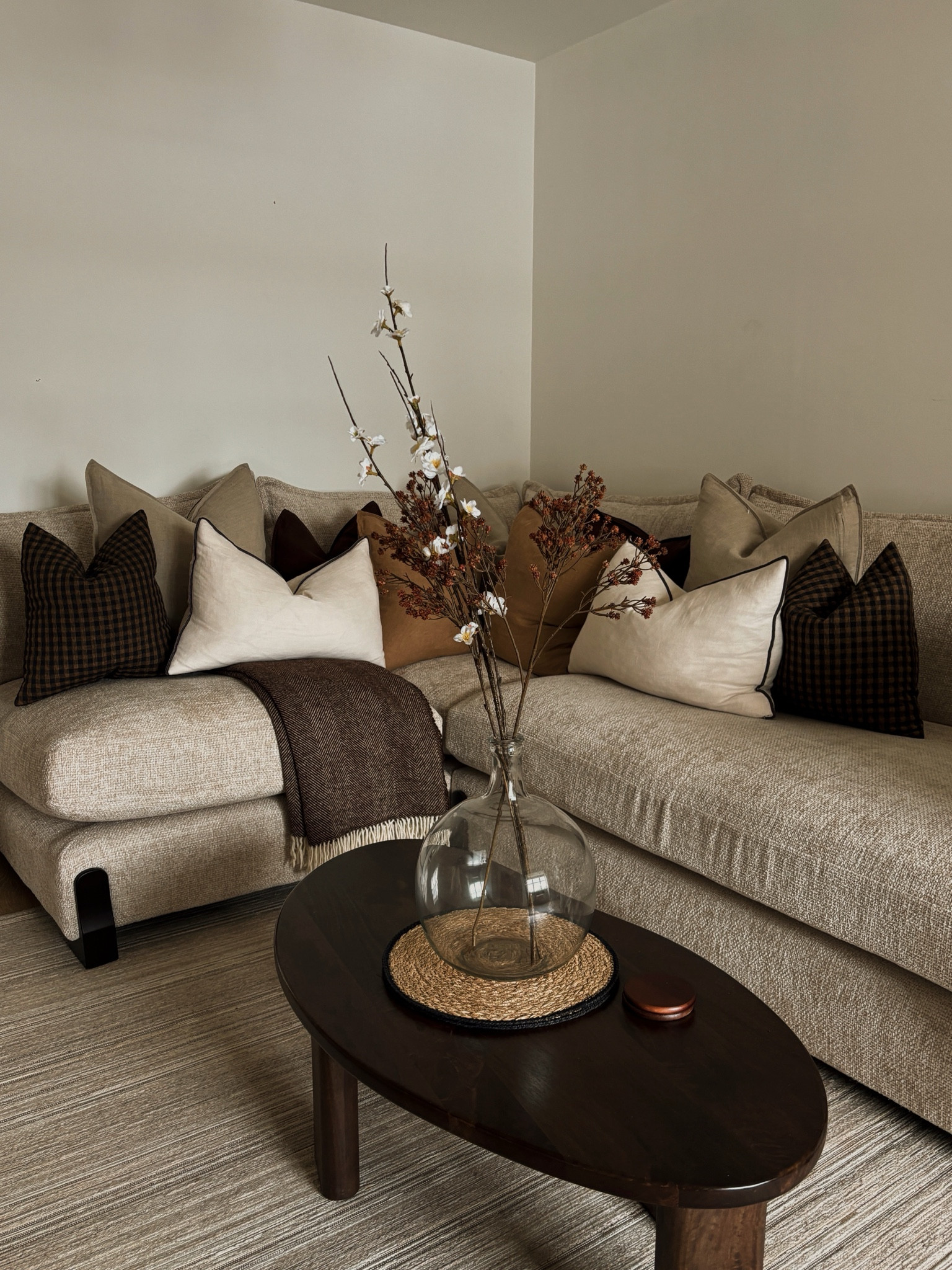 Mango wood, coffee table, h&m home, cushion covers, living room, autumn inspo, linen cushion covers, sofan inspo, home decor, sofa throw, placemats, coasters, 

#LTKfindsunder50 #LTKSeasonal #LTKhome