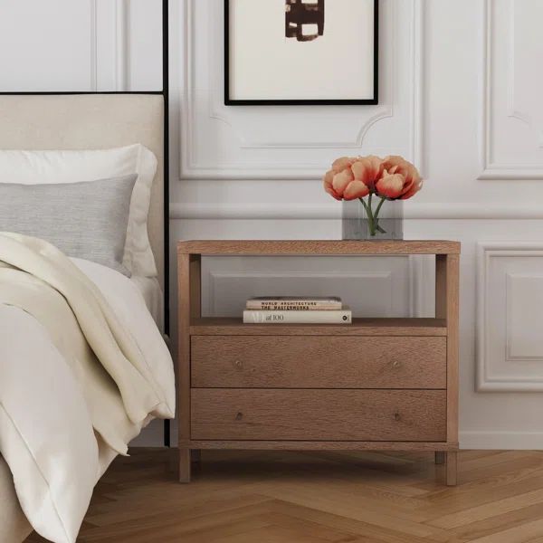 Gemma 2-Drawer Nightstand | Wayfair North America