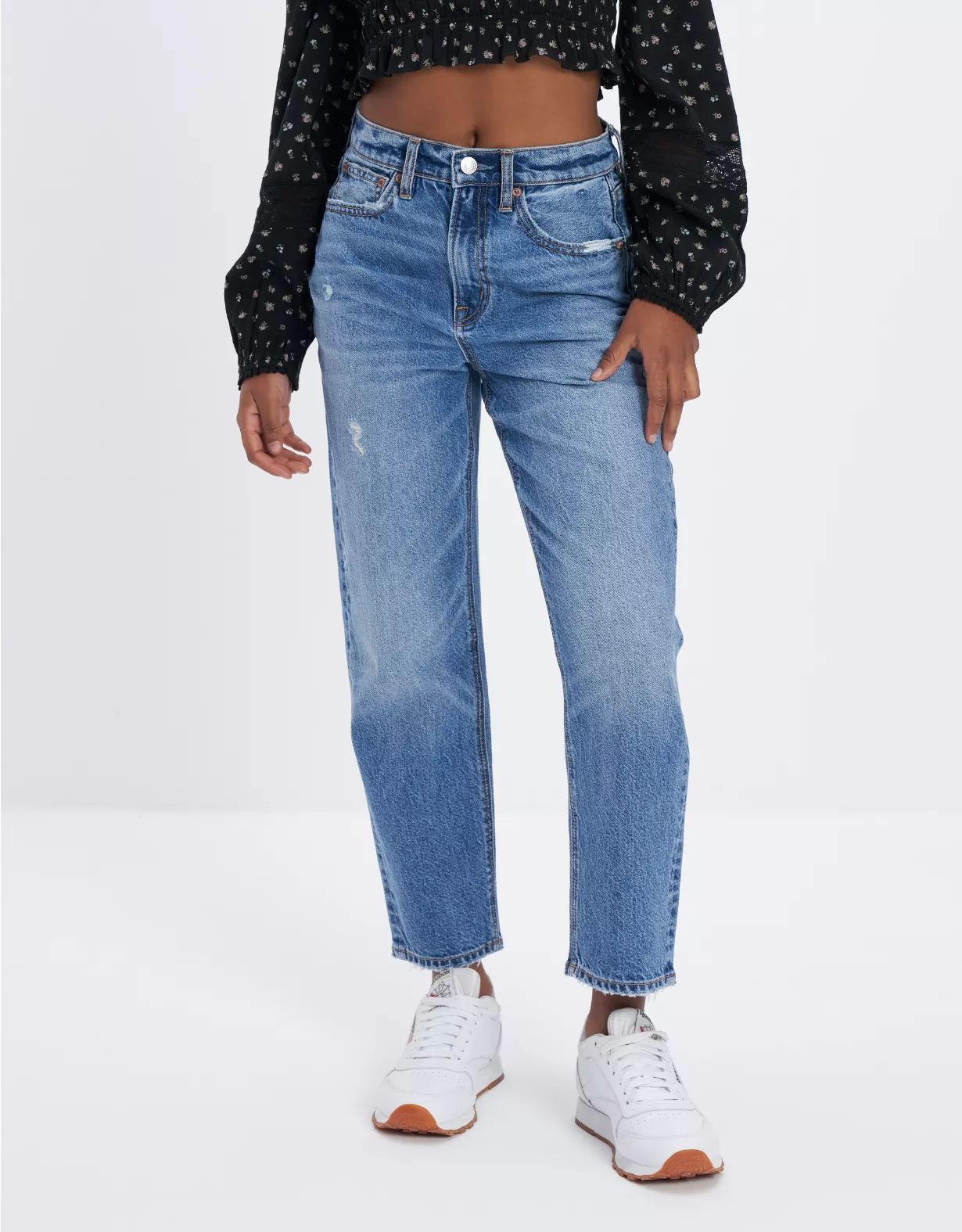AE Highest Waist Cropped '90s Boyfriend Jean | American Eagle Outfitters (US & CA)