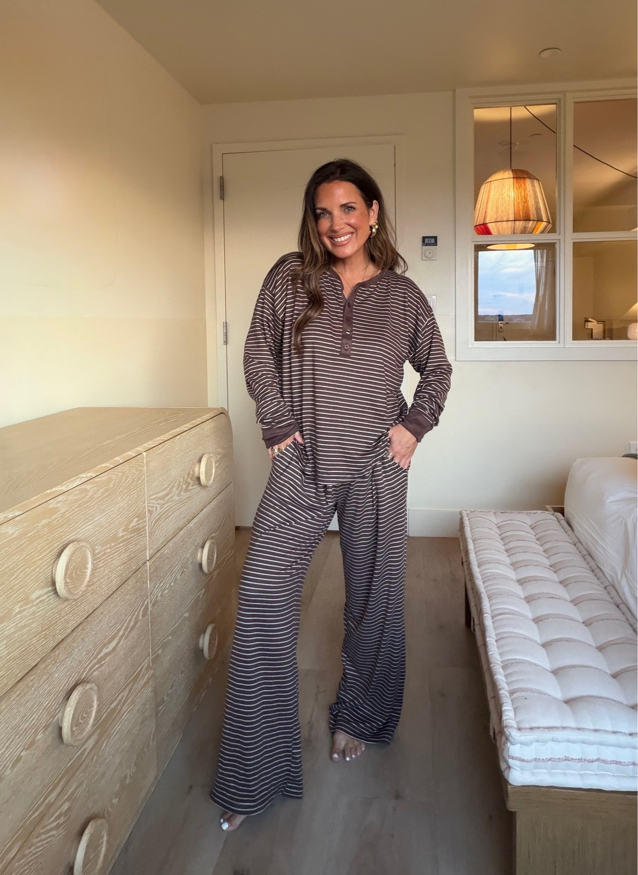 Walmart finds that I packed 🍂🫶🏼🧳
My favorite pajamas that are soooo soft!! Wearing size medium!! 

#WalmartPartner
 #WalmartStyle @WalmartStyle