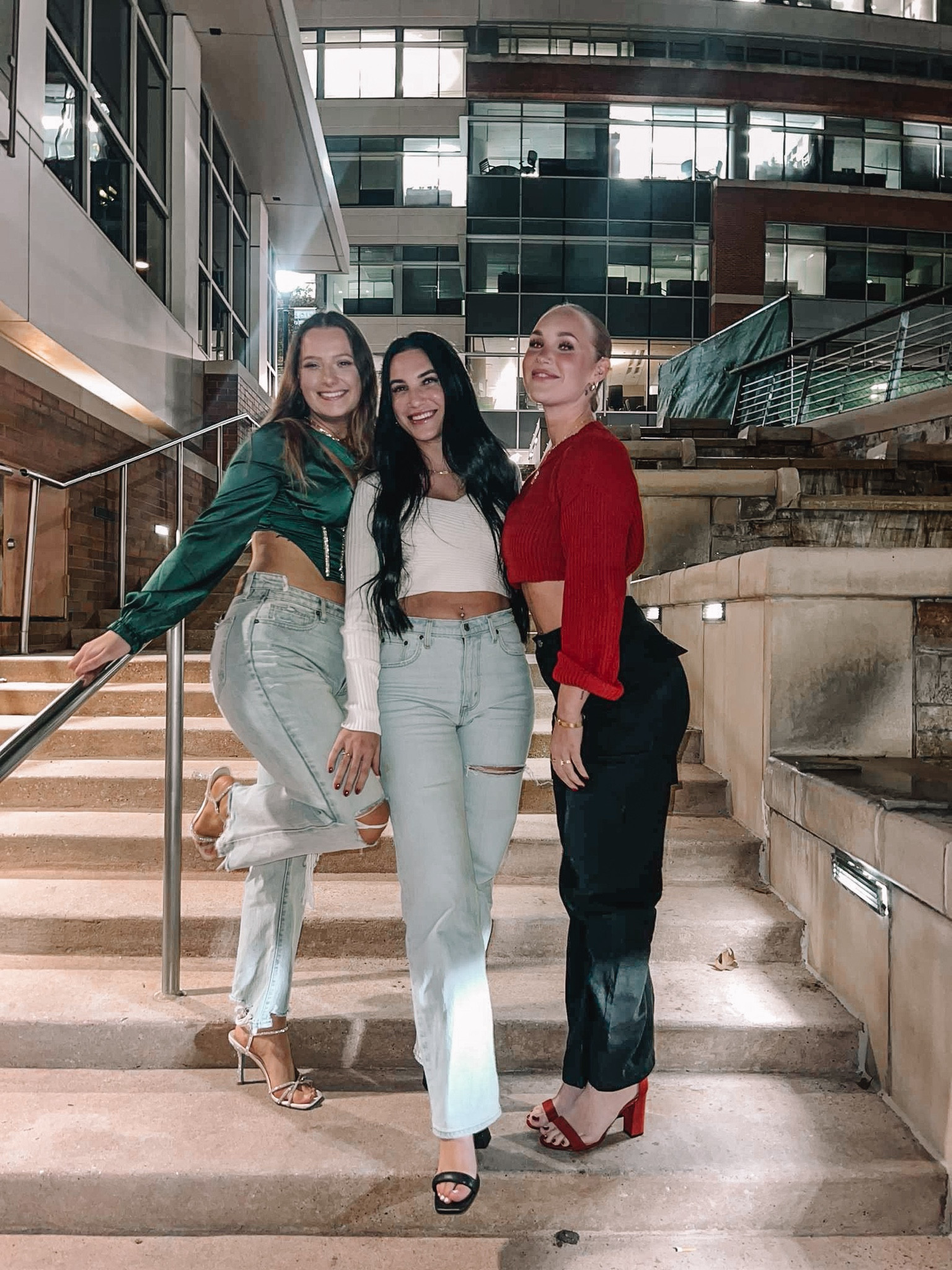 Wearing a size Small in the white sweater, size 27 in the jeans  

#LTKHoliday #LTKGiftGuide #LTKSeasonal