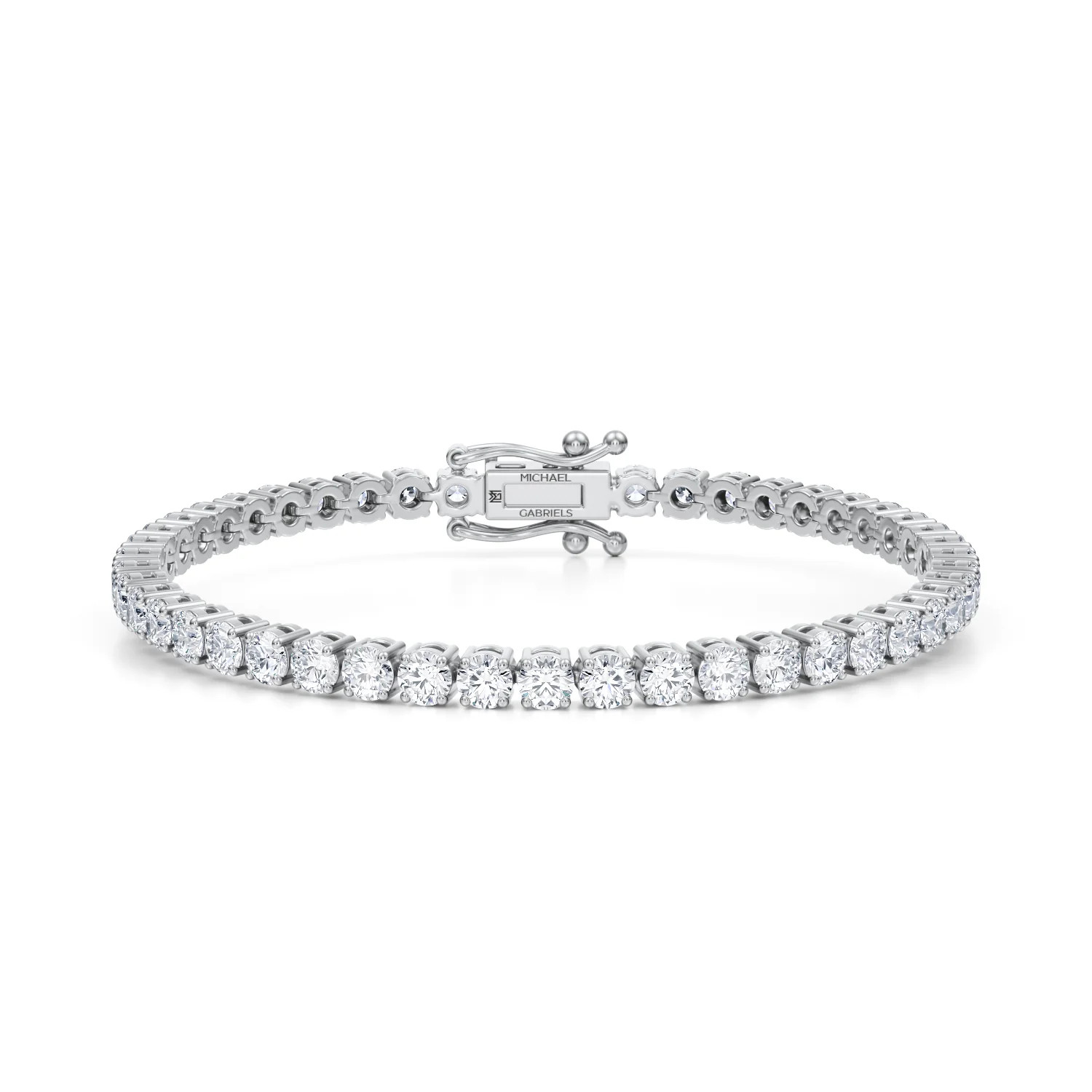 7 Carat Lab Grown Diamond Tennis Bracelet | Michael Gabriels