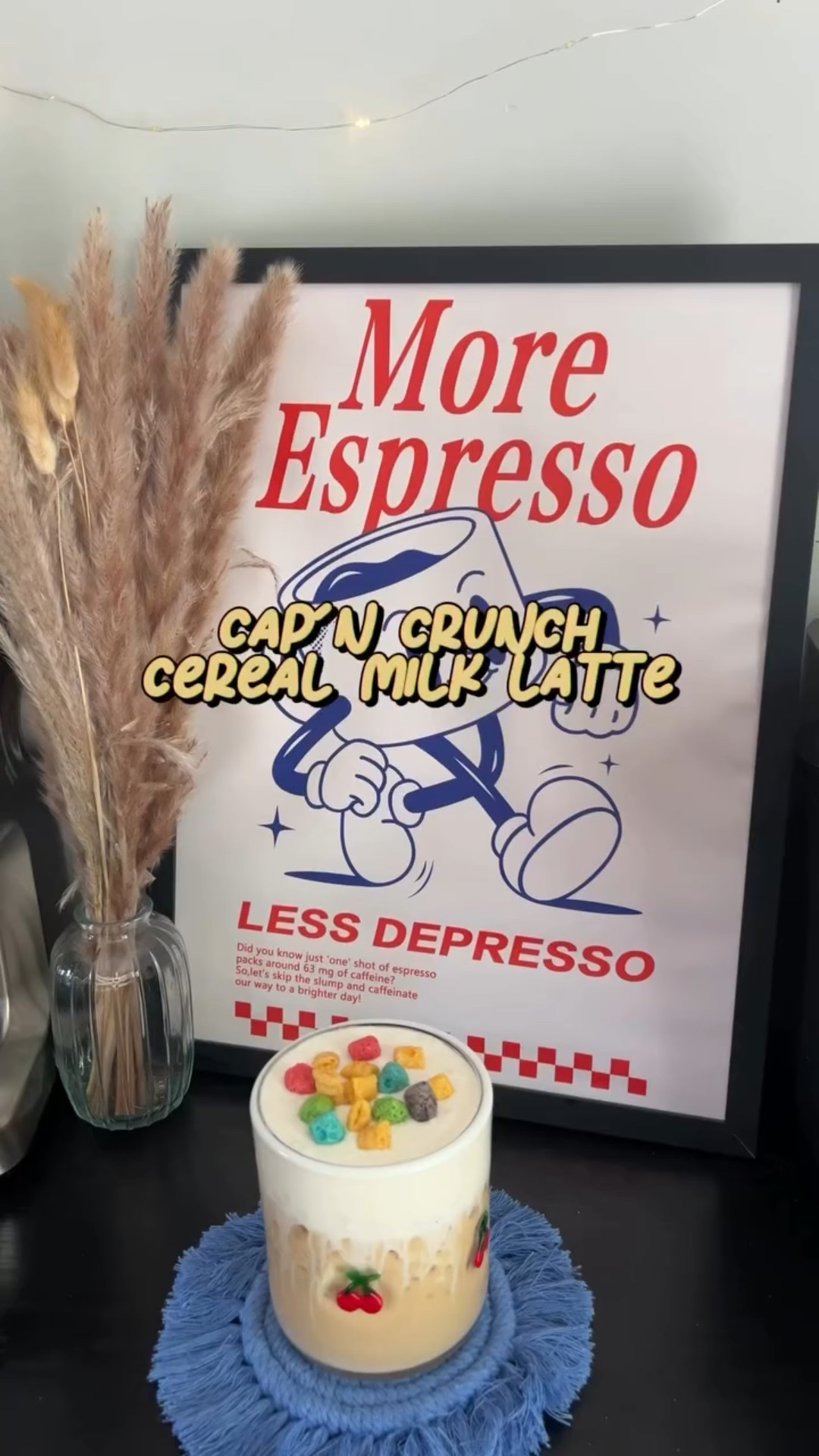 I’m the captain now 🫡

Latte -
•Cap’n crunch cereal milk
•bianco doppio @nespressousa 

Cold Foam -
•sweet cream creamer @chobani 
•heavy cream
•white chocolate sauce @torani 
•Cap’n crunch for topping 

✨I’m Meg, the Iced Coffee Connoisseur! I’m bringing you all things coffee — including fun at home recipes & honest reviews of coffee shops all across NJ✨

#icedcoffeeconnoisseurs #athomecoffee #coffeeinspo #athomecafe #coffeerecipes #latterecipes #cerealmilklatte #cerealmilklatterecipe #coffeeathome #icedcoffeerecipes #nespressorecipes