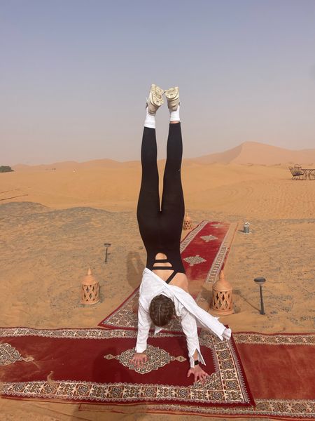 Handstands in the Sahara :) 

#LTKshoecrush #LTKtravel #LTKunder100