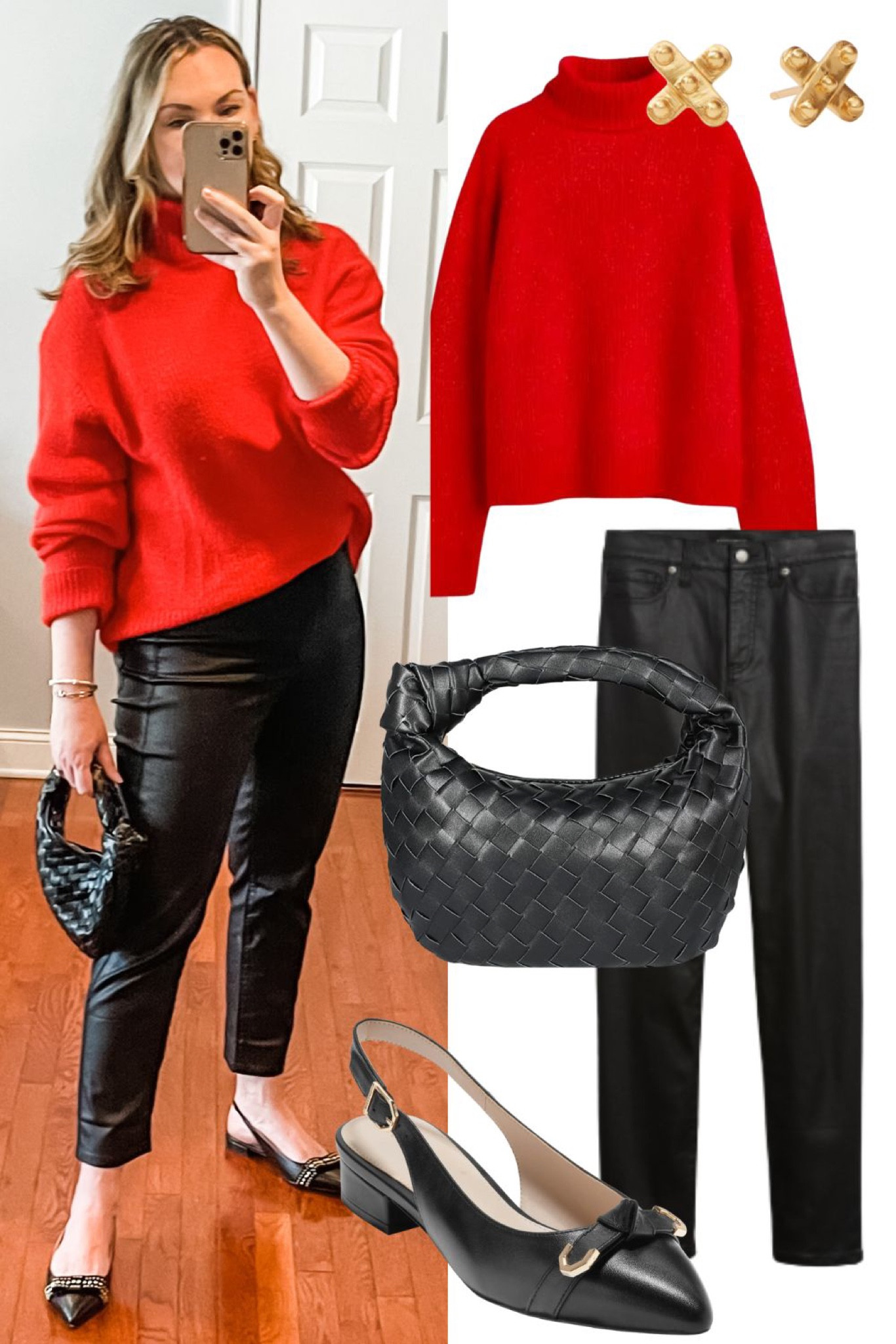 Coated Jeans and a Cozy Sweater 

#LTKSeasonal #LTKcurves #LTKstyletip
