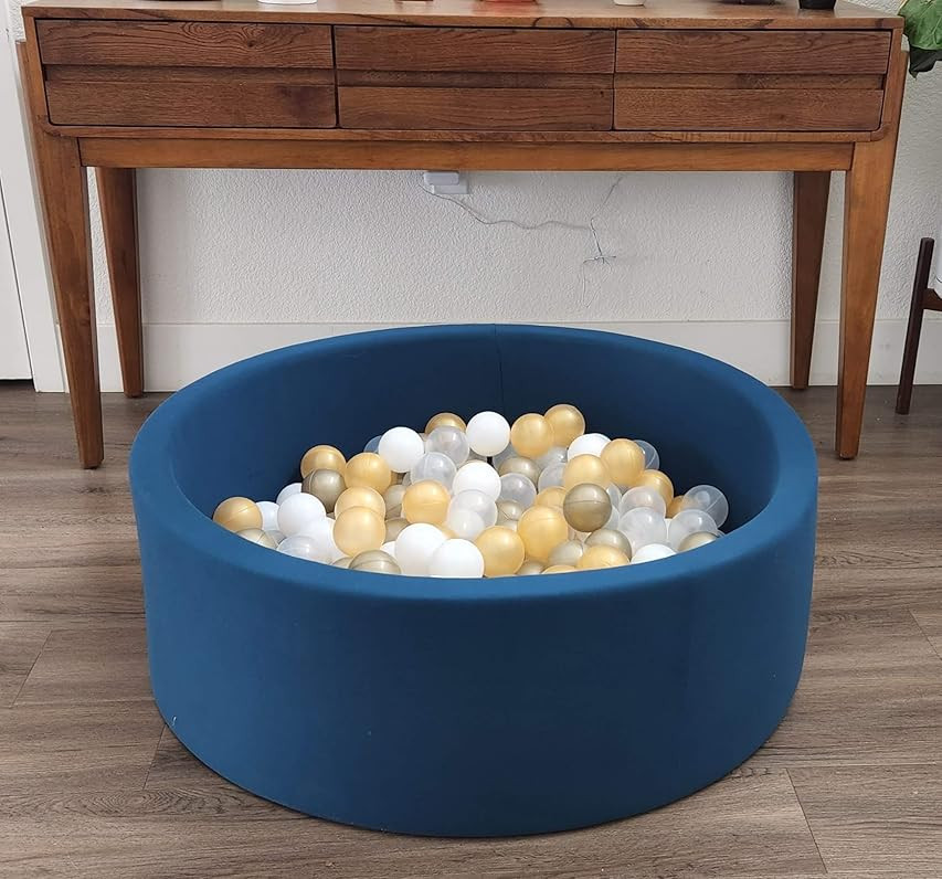 Amazon.com: Foam Ball Pit for Baby and Toddler with 200 Balls Included | 100% Soft Jersey Fabric ... | Amazon (US)