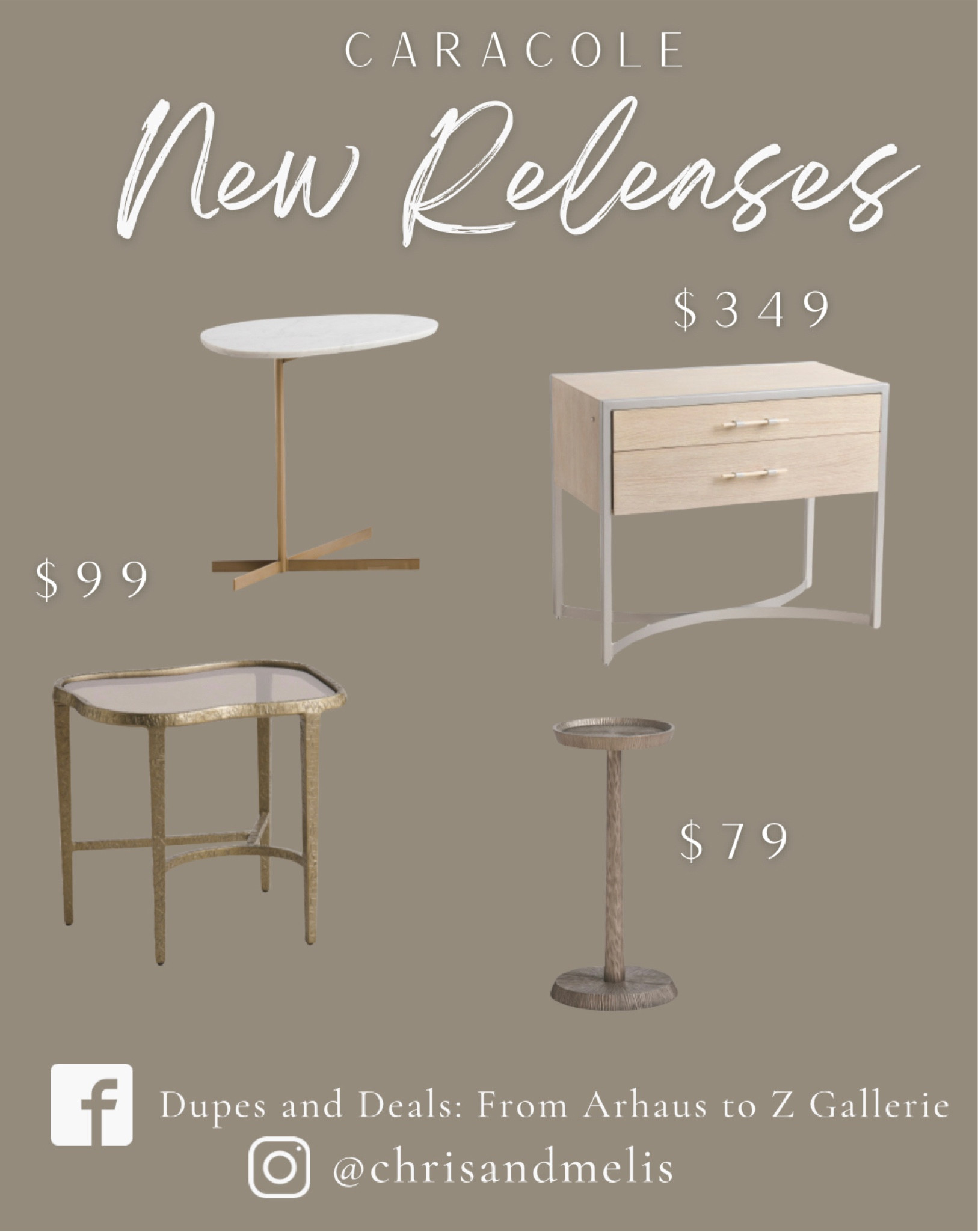 Gorgeous new releases from Caracole! The nightstand normally retails for $940! 

#LTKhome #LTKsalealert