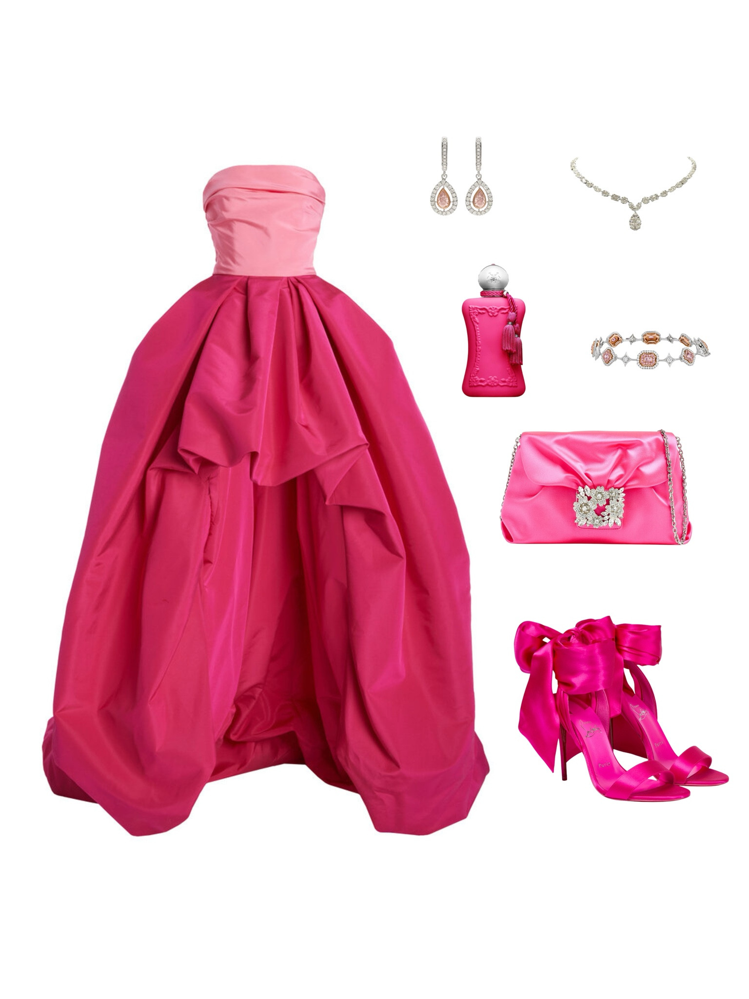 Pink evening gown outfit idea, ootd, pink maxi dress, outfit idea, fashion inspiration 

#LTKStyleTip #LTKParties #LTKShoeCrush