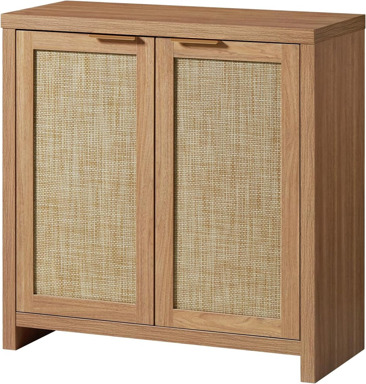 Hampstead Storage Sideboard Cabinet with Rattan Doors and Adjustable Shelves, Buffet Kitchen Cabi... | Amazon (US)