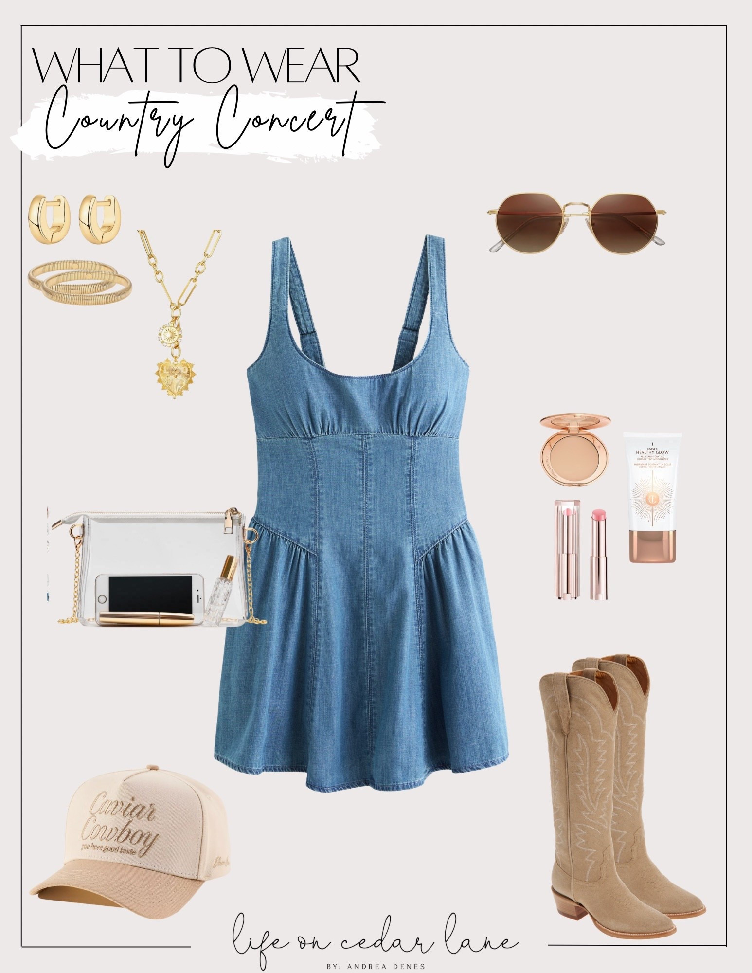 This denim dress from Abercrombie is perfect for your next country concert or Nashville trip!!



#LTKSaleAlert