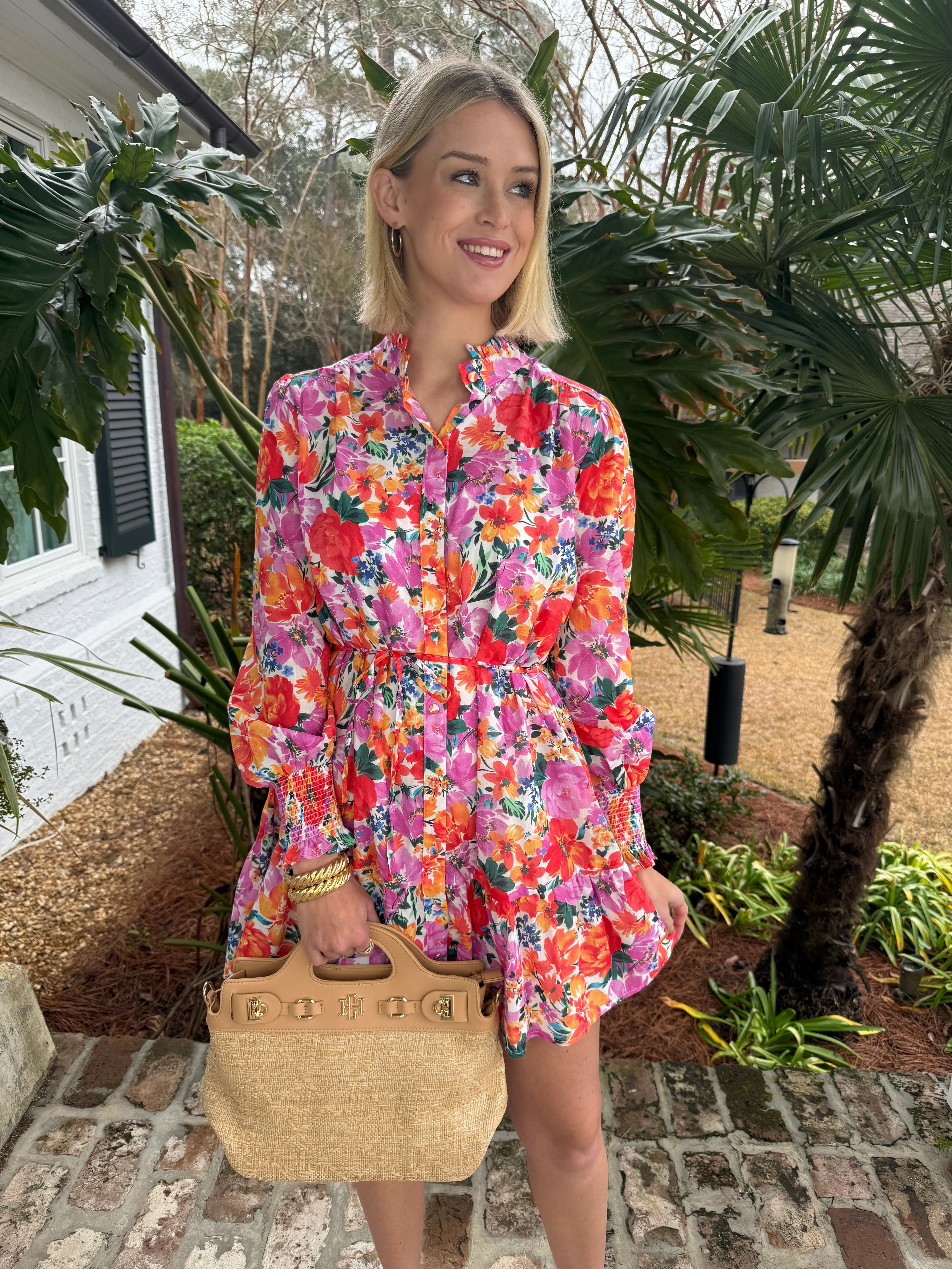 Admirable Glance Floral Print Dress | Caroline Hill