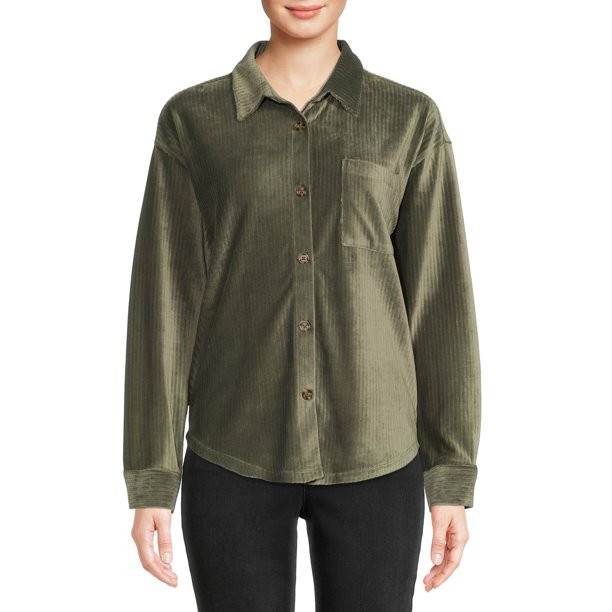 No Boundaries Juniors' Fashion Shirt | Walmart (US)