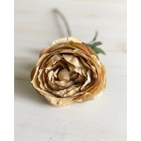 Beige & Mauve Garden Rose - Fall Flower Pink Arranging Faux | Etsy (US)