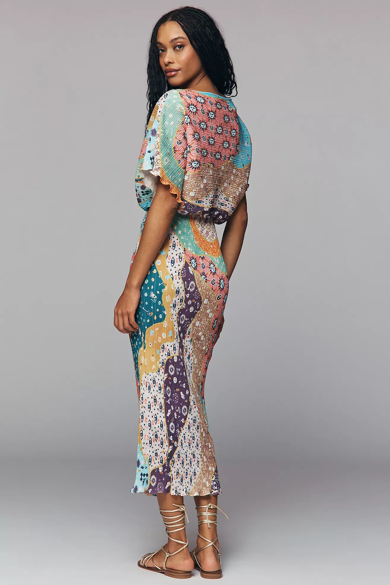 Never Fully Dressed Tilly Short-Sleeve Off-Shoulder Maxi Dress | Anthropologie (US)