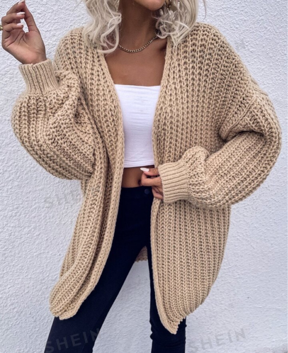 Chunky cardigan on Shein