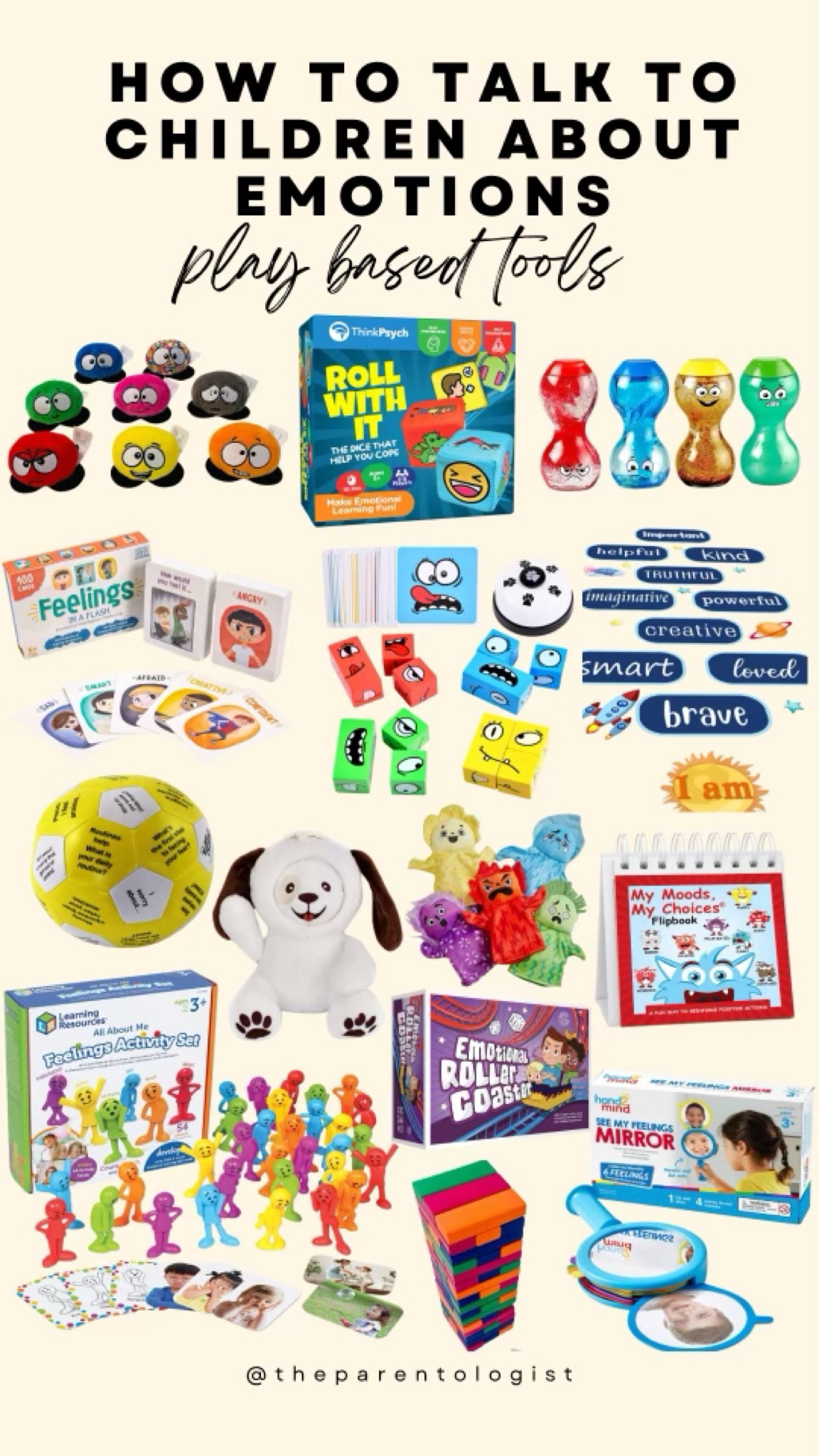 As a child play therapist, these are my favorite tools on how to help kids talk about their emotions and cope with them. 

#LTKfamily #LTKkids