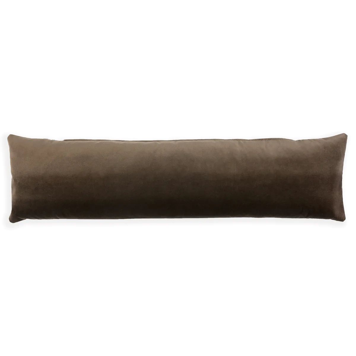 S|H Espresso Velvet Lumbar Pillow Cover | Stoffer Home