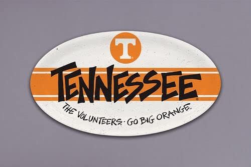 Magnolia Lane University of Tennessee The Volunteers Football Heavyweight Melamine Oval Platter, ... | Amazon (US)