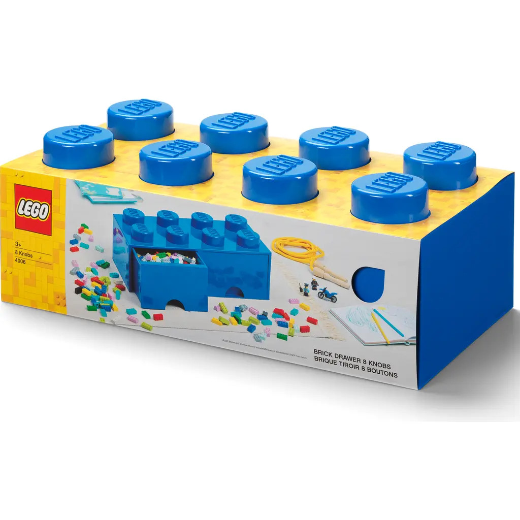 LEGO Storage Brick Drawer 8, Bright Blue at Nordstrom | Nordstrom