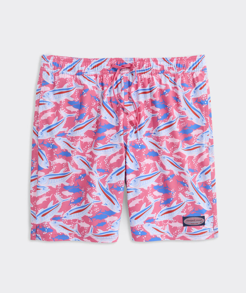 7 Inch Printed Chappy Swim Trunks | vineyard vines