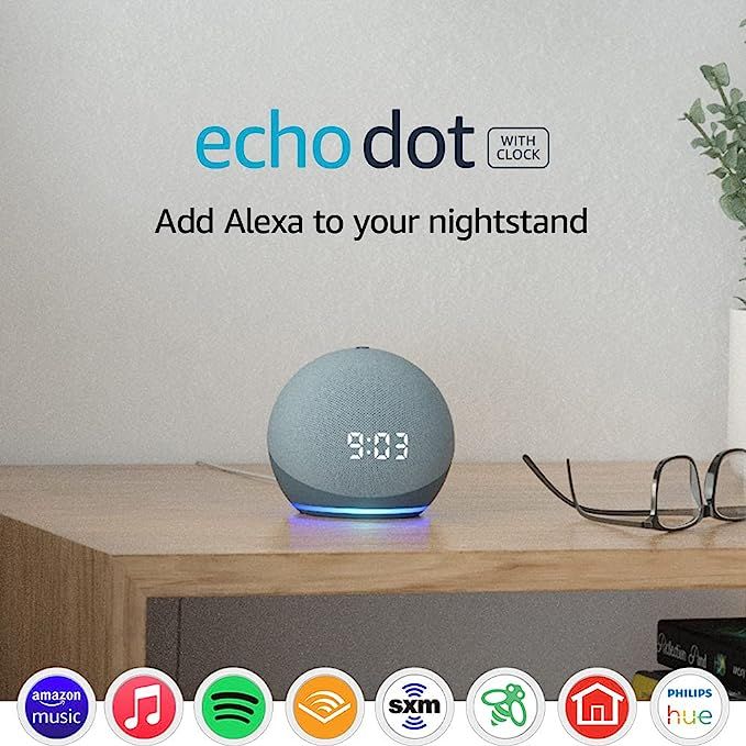 Echo Dot (4th Gen) | Smart speaker with clock and Alexa | Twilight Blue | Amazon (US)