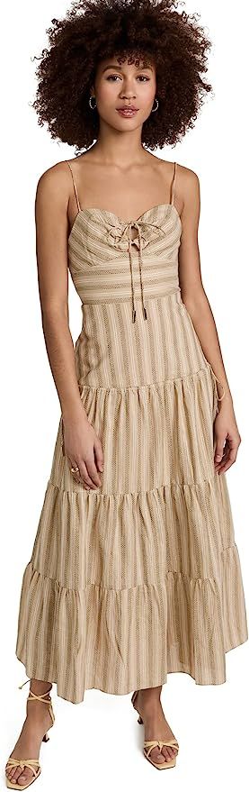 Significant Other Women's Jordan Dress, Almond and Black Stripe, 6 at Amazon Women’s Clothing s... | Amazon (US)