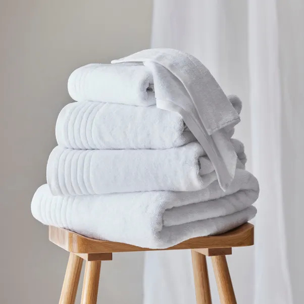 Dorma Tencel Sumptuously Soft Snow Towel | Dunelm (migrated)