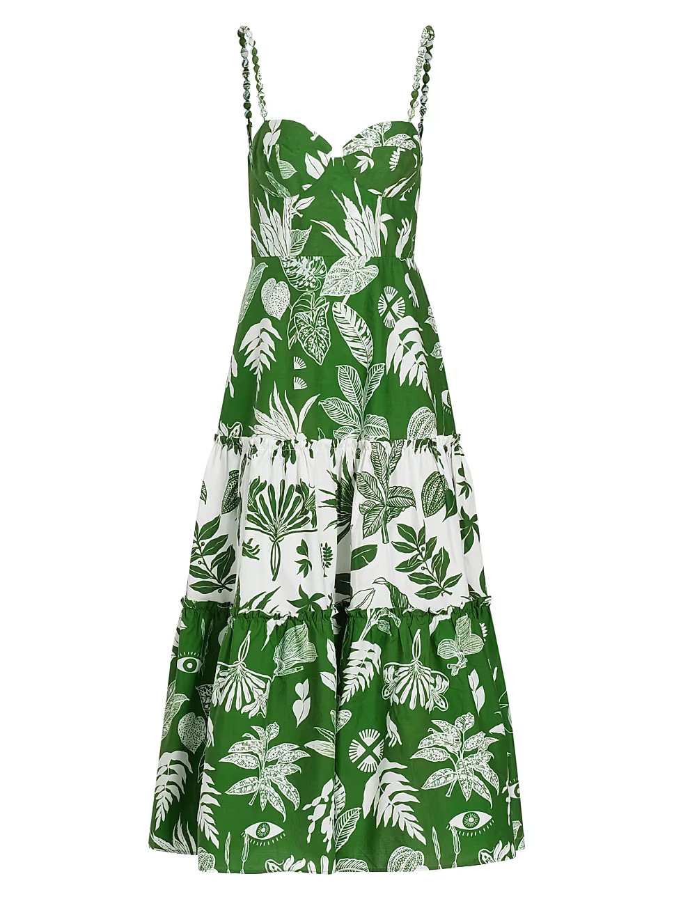 Forest Soul Mix Midi-Dress | Saks Fifth Avenue