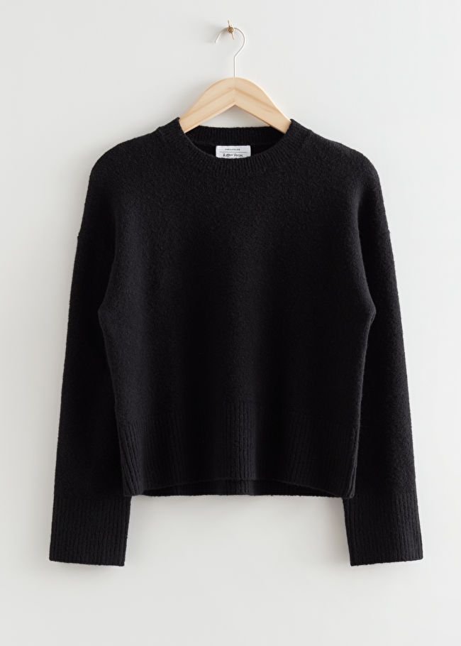 Relaxed Knit Jumper - Black - & Other Stories GB | & Other Stories (EU + UK)