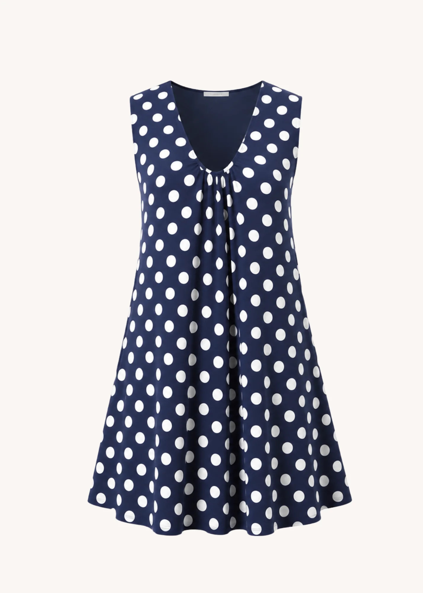 Erin Polka Dot Swing Mini Dress | Poppy and Pink