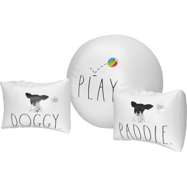 Water Wings with Beach Ball, Doggy Paddle | Maisonette