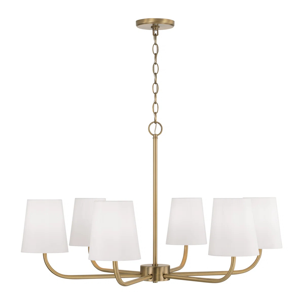 Brody 6 - Light Dimmable Shaded / Spider Chandelier | Wayfair North America
