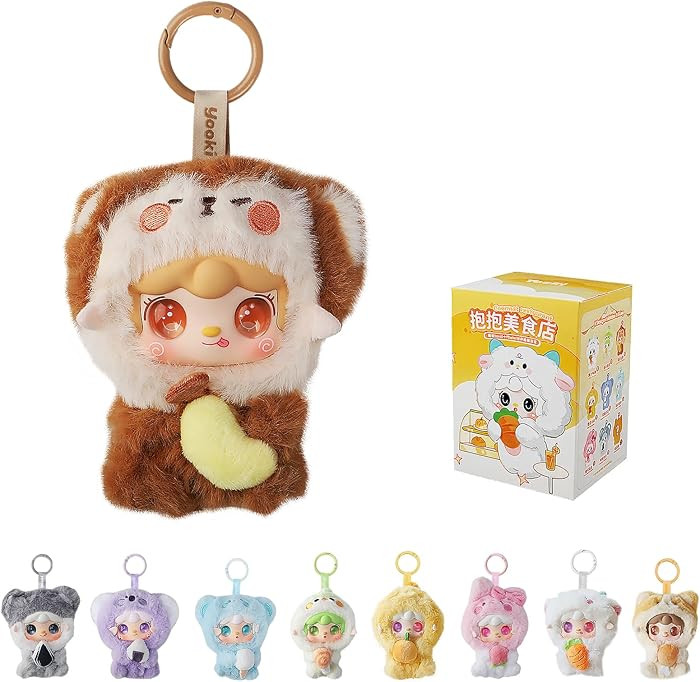 Yooki Gourmet Restaurant Series Plush Blind Box 1 PCS - Cute Vinyl Face Random Design Action Figu... | Amazon (US)