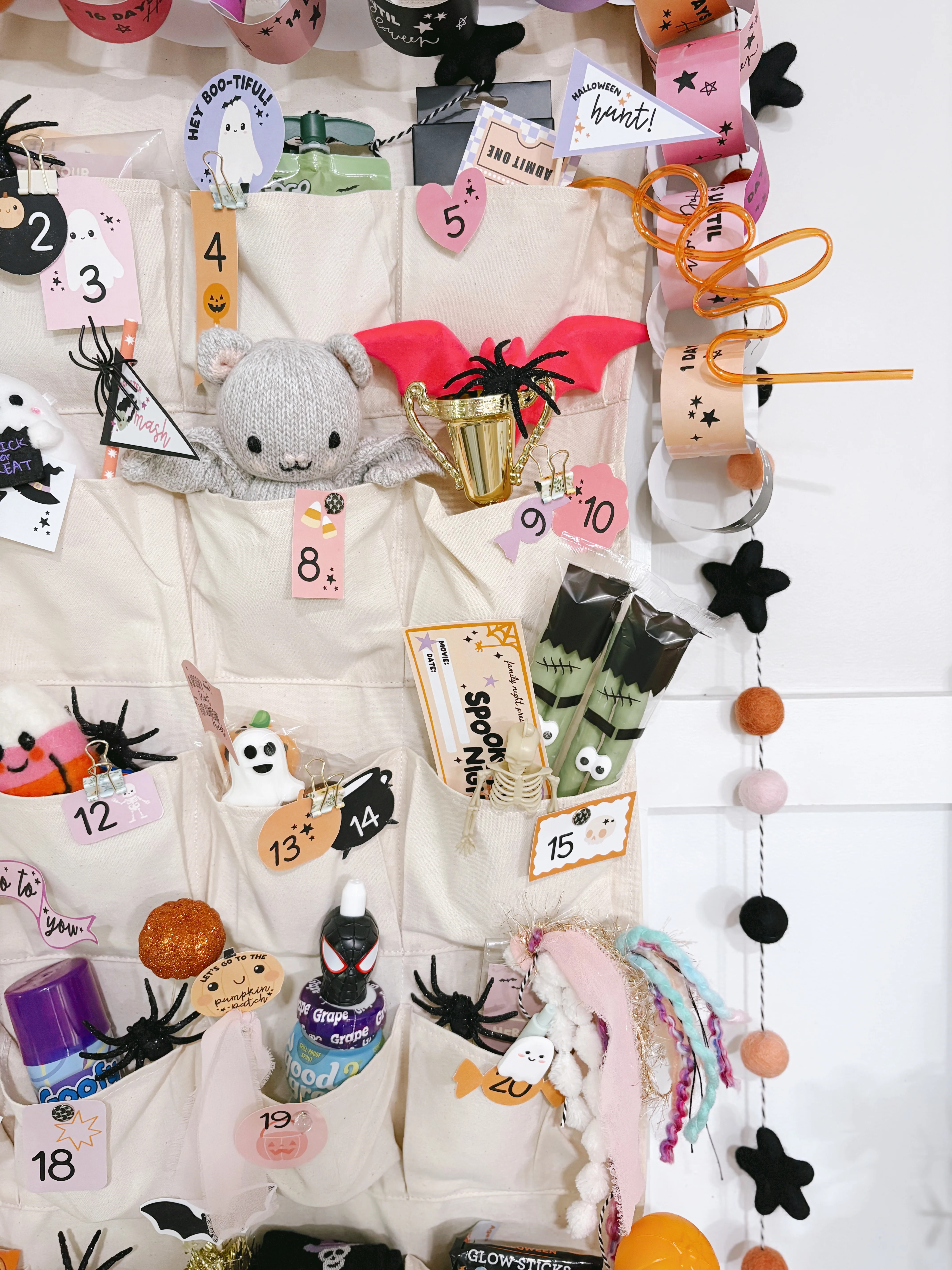 Halloween Advent Countdown | Printable Countdown | The Letter Vee