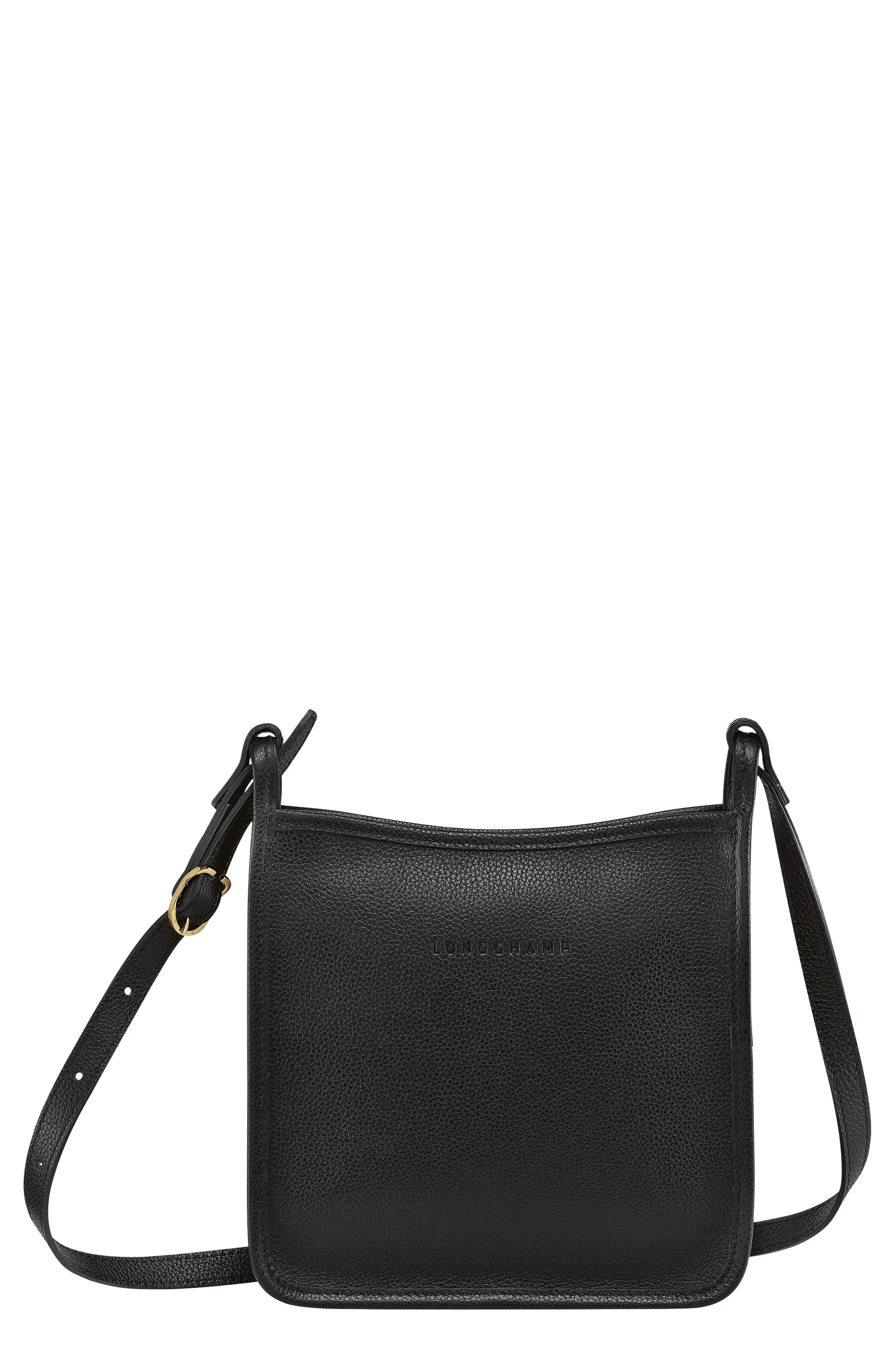Longchamp Small Le Foulonné Leather Crossbody Bag in Caramel at Nordstrom | Nordstrom
