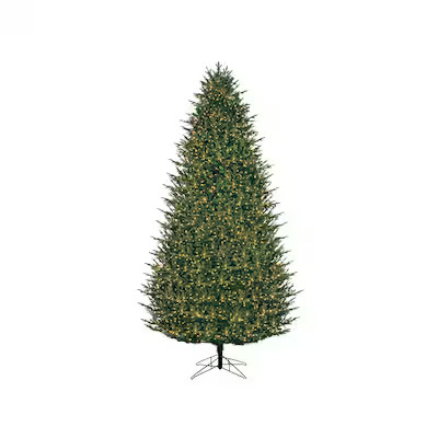 GE 9-ft Madison Fir Easy Shape Pre-lit LED Artificial Christmas Tree | Lowe's