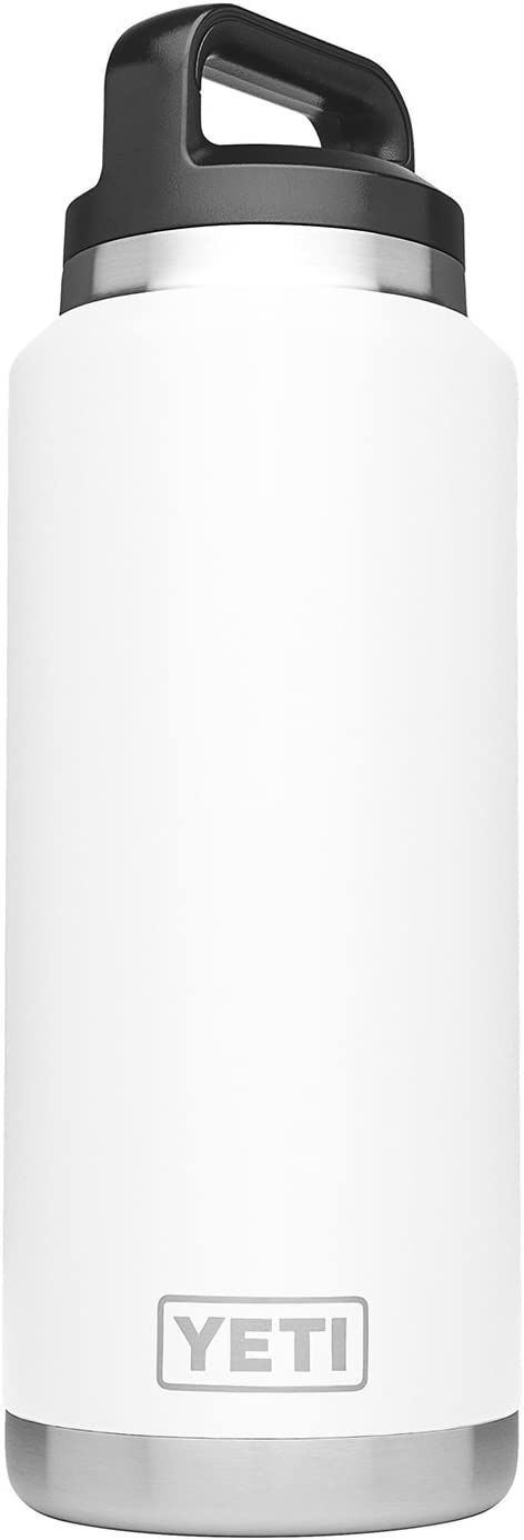 YETI Rambler 36 oz Bottle, Vacuum Insulated, Stainless Steel with TripleHaul Cap, White | Amazon (US)