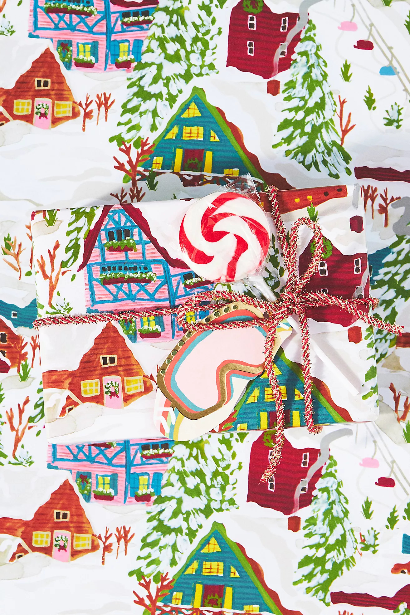 Ski Chalet Wrapping Paper Roll | Anthropologie (US)