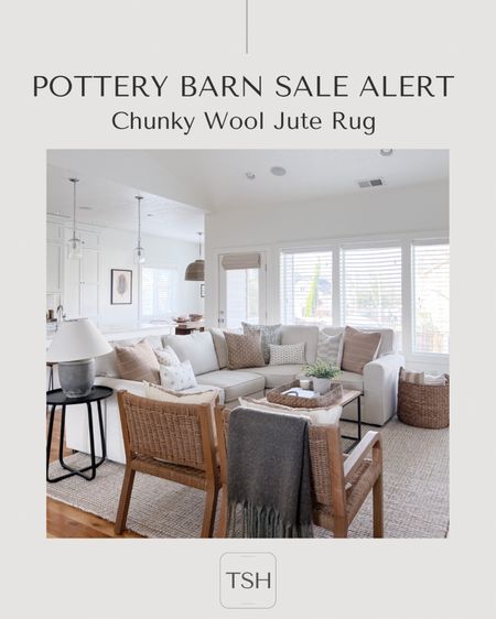 My Pottery Barn Chunky Wool Jute area rug is on sale!  We’ve had this rug over 5 years and still love it!  It’s soft, durable. We have the 9x12 natural  

#LTKhome #LTKstyletip #LTKsalealert