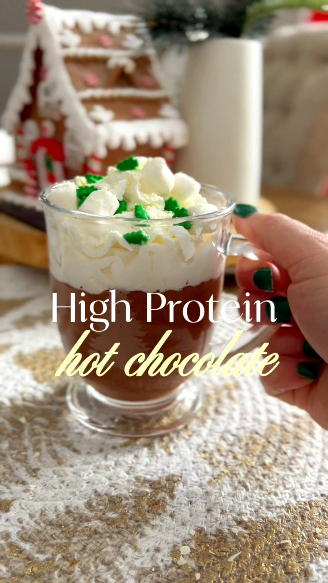 If you’re like me constantly whipping up hot chocolates for the kids, you’ll want to power up your day for all the outdoor activities with this.
✨ High Protein & Low Carb Hot Chocolate ☕️🍫
- 1 serving -  30g or protein - approx 6 net carbs
Frother linked on my LTK/amazon storefront

Recipe on the blog

#hotchocolate #recipe #recipereel #highprotein #lowcarb 

#LTKHoliday #LTKfitnessgoals #LTKselfcare