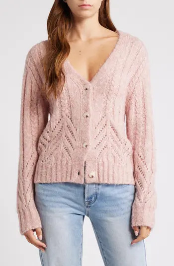 Mixed Stitch Cardigan | Nordstrom